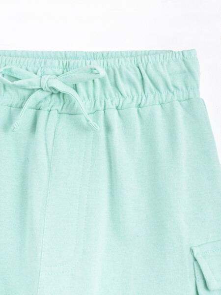 BERMUDA CARGO VERDE CLARO