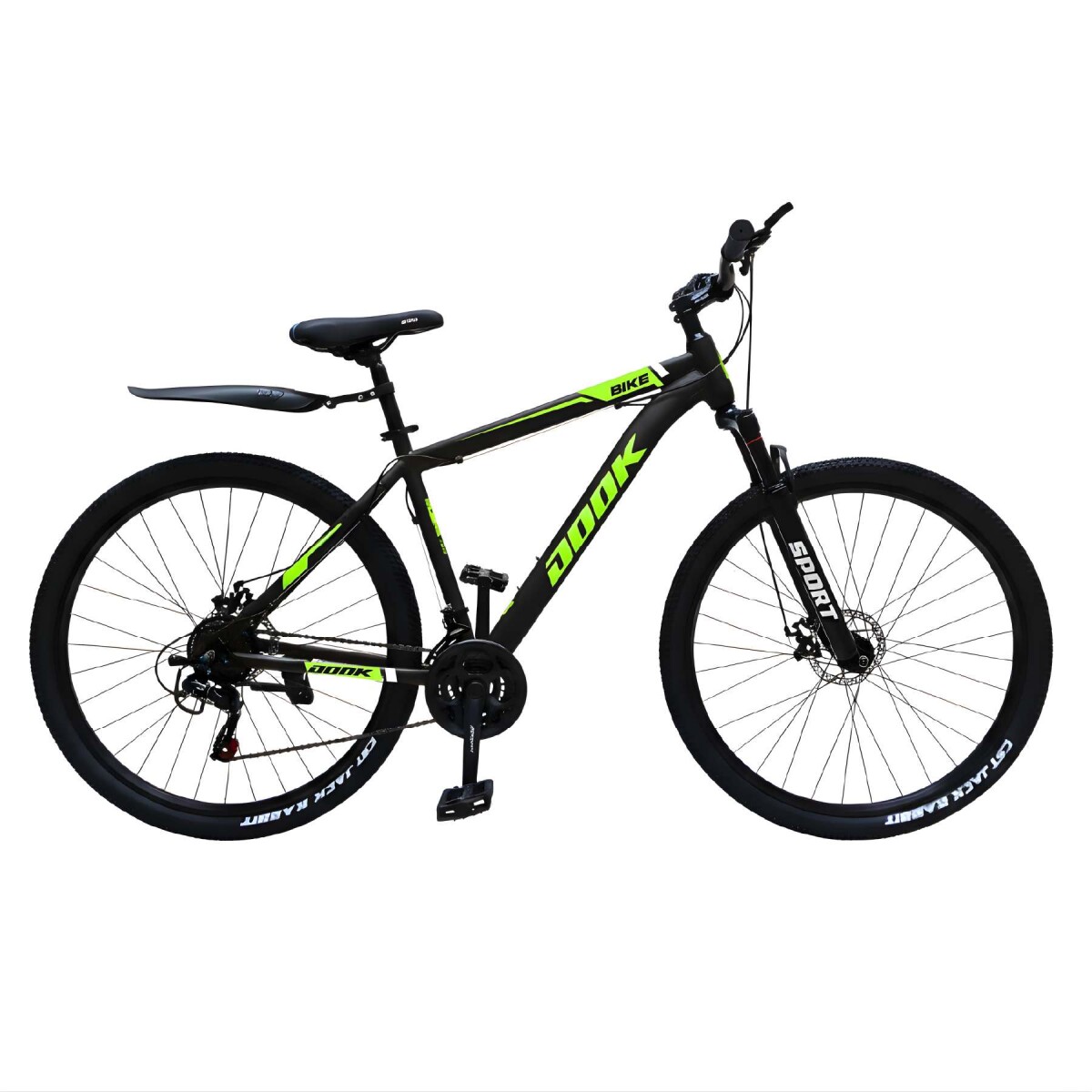 Bicicleta Jook Montaña Rod 29 Freno Disco 21 Velocid Shimano - Color Negro Verde 