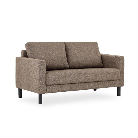 Sofá Living 2 Cuerpos Autoarmable Madera Ecosoft Y Poliester Marrón Sofá Living 2 Cuerpos Autoarmable Madera Ecosoft Y Poliester Marrón