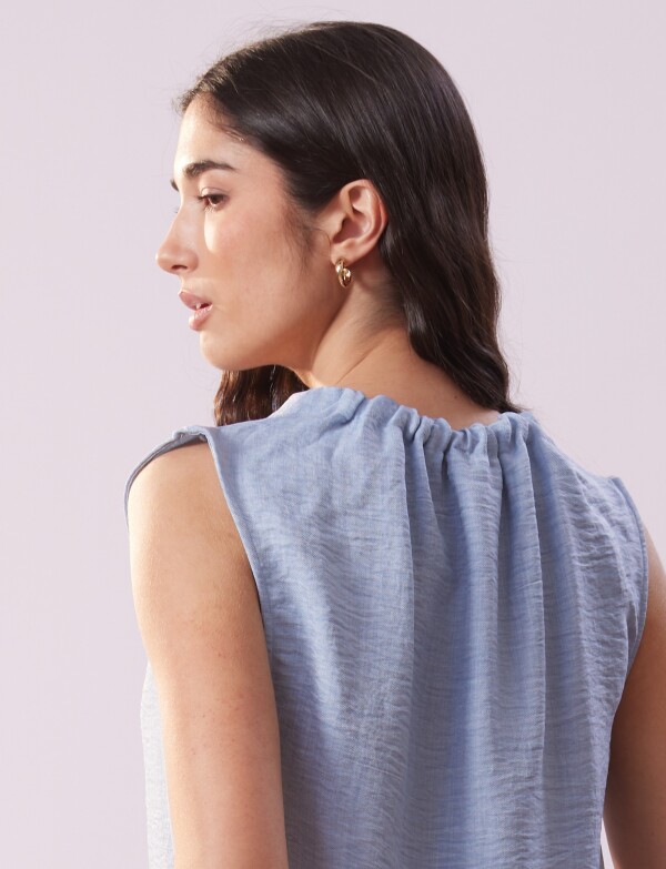 Blusa Keyhole CELESTE