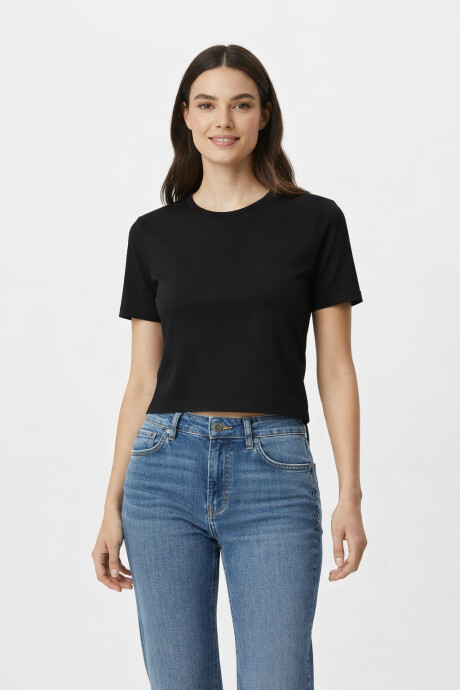 Remera Belga Negro
