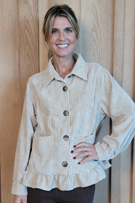 Sobrecamisa Rufina Pana Beige