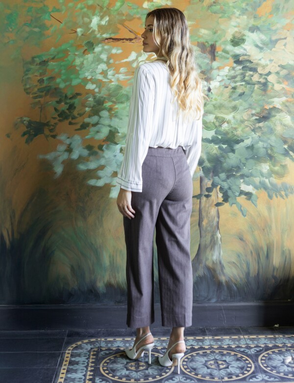 Pantalon Wide TOSTADO