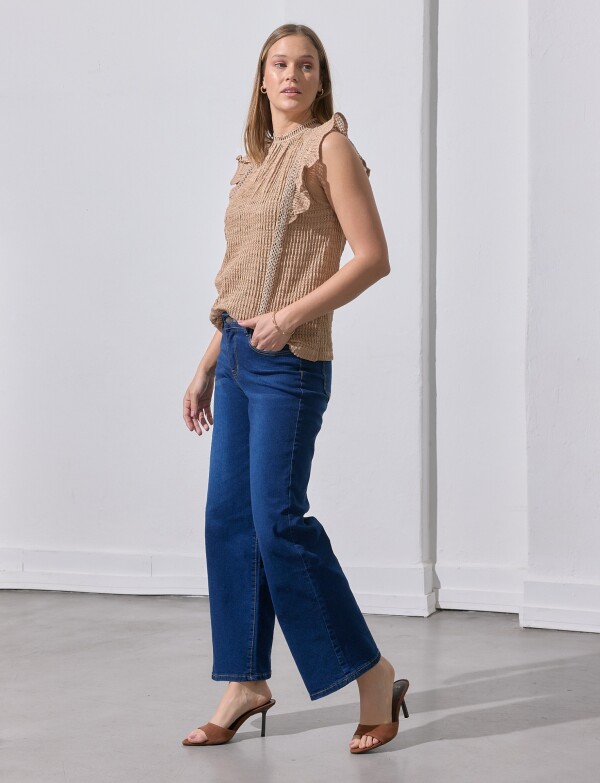 Blusa Volados TOSTADO
