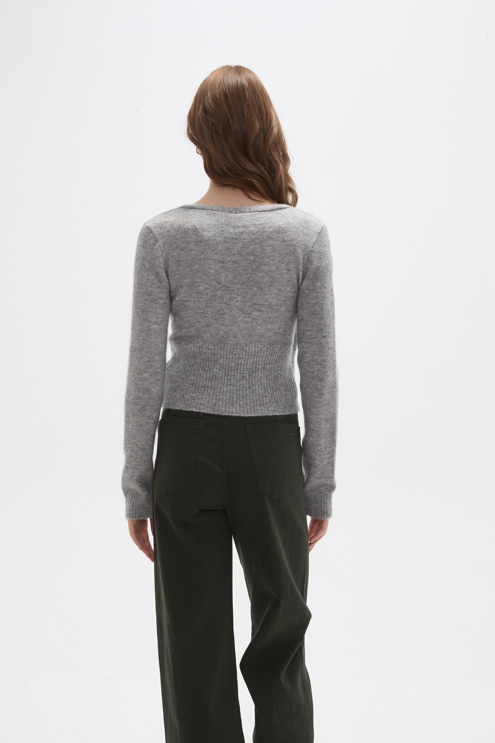 Sweater Olme Gris Melange Medio
