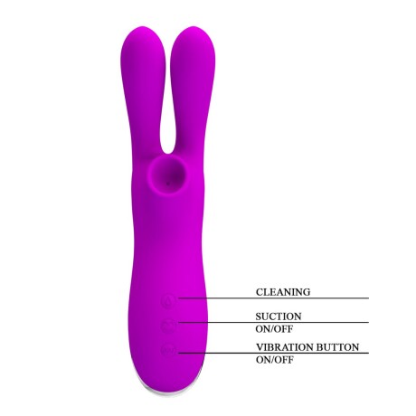 Vibrador Con Succionador De Clítoris Usb Pretty Love Ralap Vibrador Con Succionador De Clítoris Usb Pretty Love Ralap