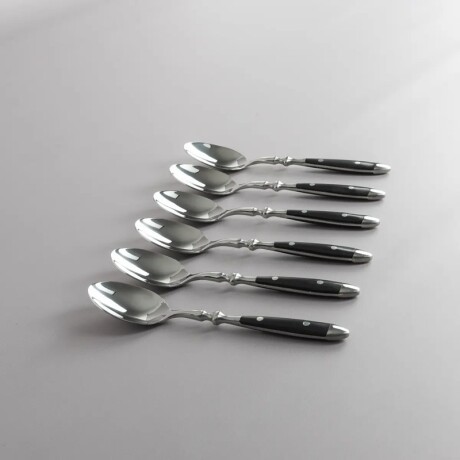 Set de Cubiertos Volf Box 24 Piezas Bistro Negro Set de Cubiertos Volf Box 24 Piezas Bistro Negro