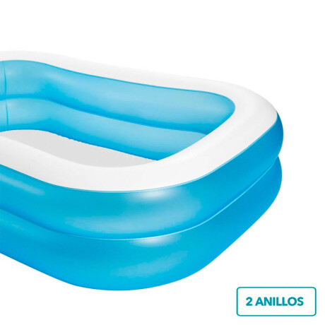 Psicina Gomón Inflable Familiar Rect Intex 540 L Psicina Gomón Inflable Familiar Rect Intex 540 L
