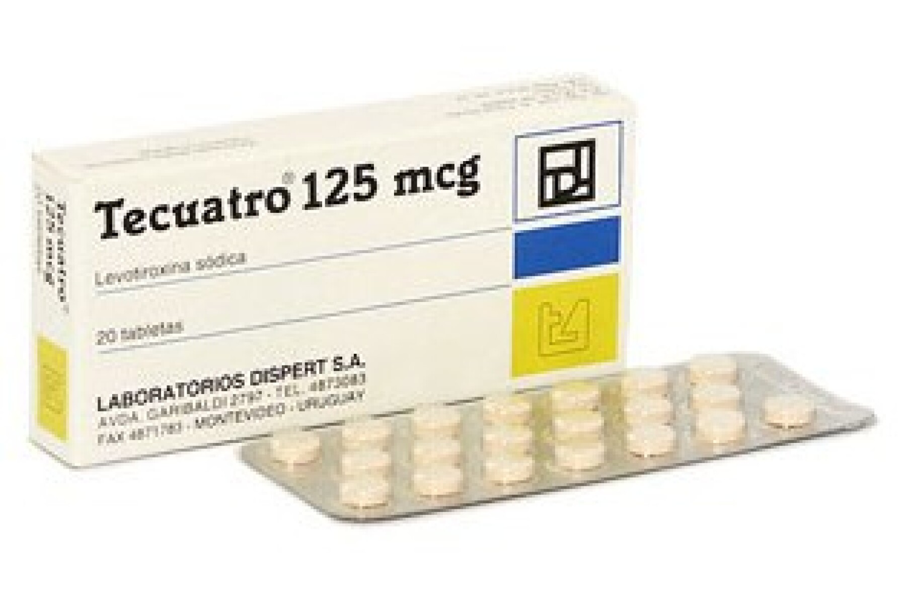 Tecuatro 125mcg 20 Comprimidos 