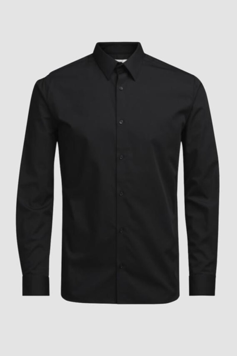 Camisa Sin Necesidad De Planchado Slim Fit Black