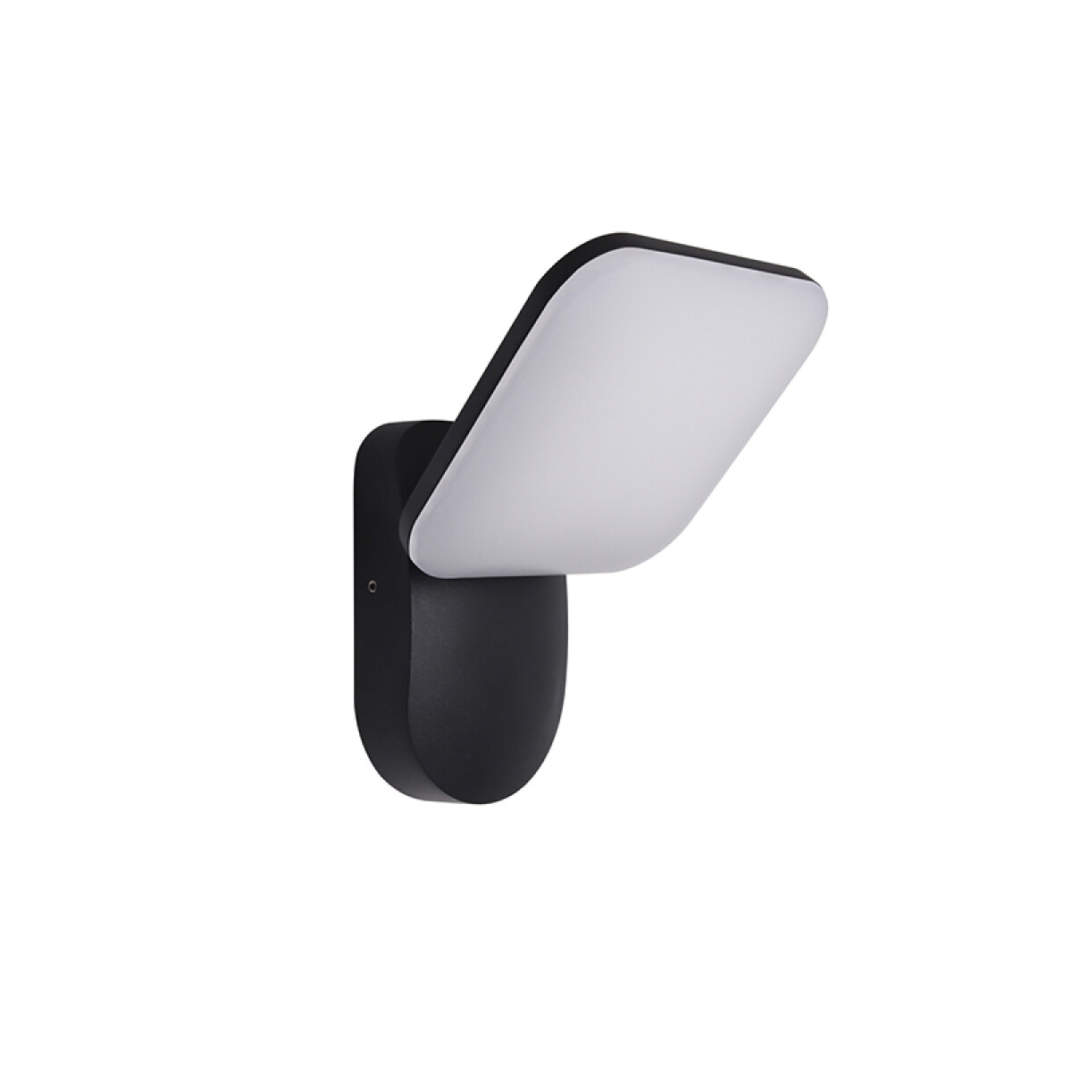 Aplique pared led negro 12W neutra 840lm 120° IP65 - ZU0352 