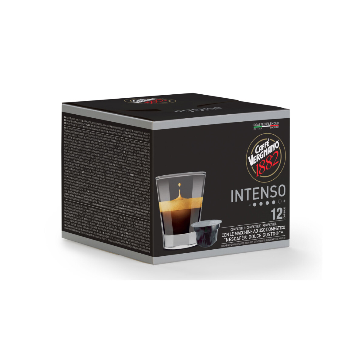 Cafe En Capsulas Intenso Vergnano Dg - 12 Caps 