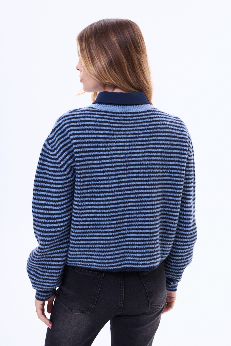 Buzo Tejido Atlantis Azul