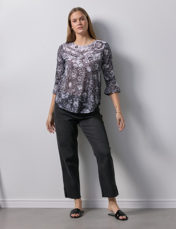 Blusa Calada GRIS/MULTI