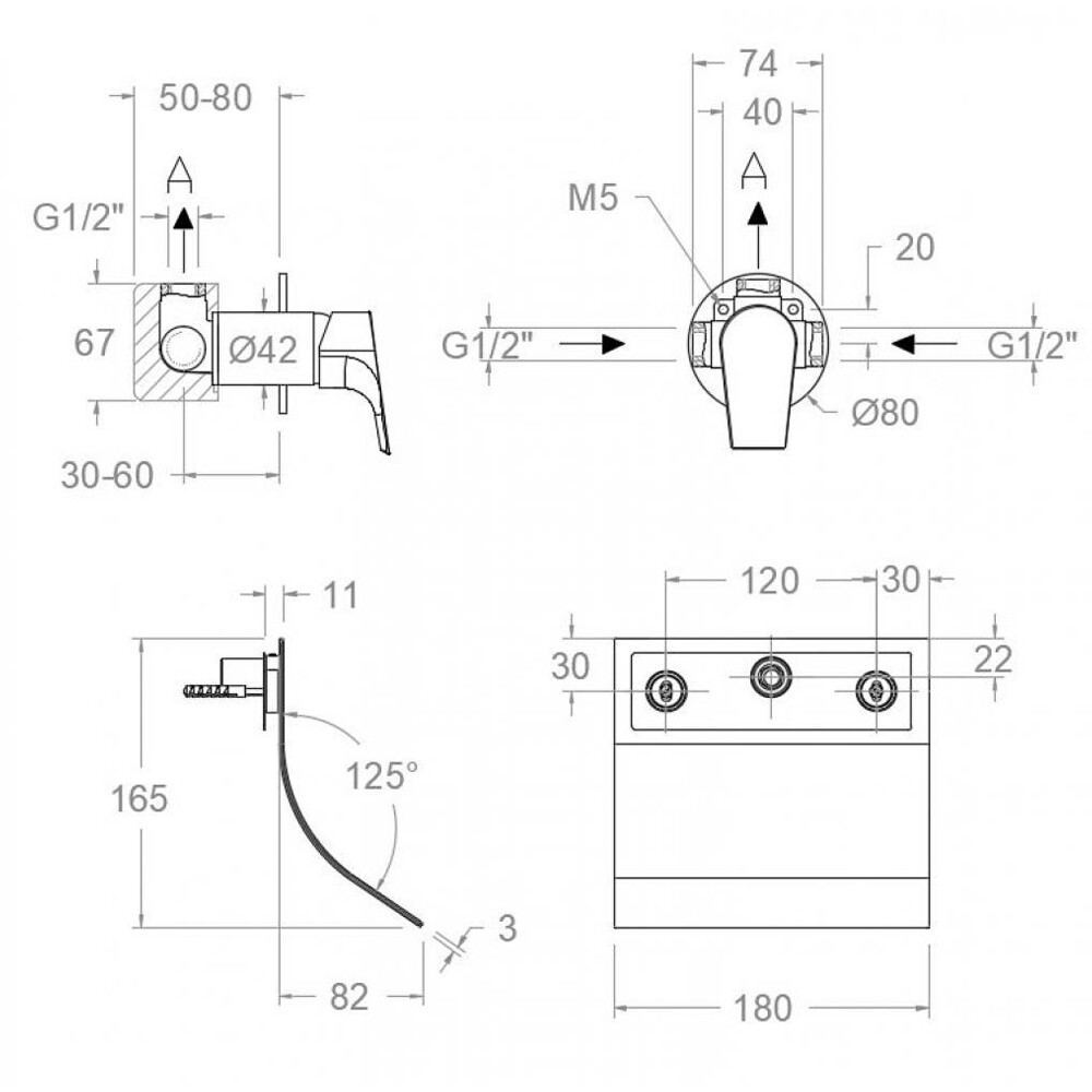 GRIFERIA DE EMPOTRAR MODELO URBAN CHIC NEGRO MATE RAMON SOLER Griferia De Empotrar Modelo Urban Chic Negro Mate Ramon Soler