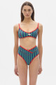 Bikini Top Fit Green/Blue