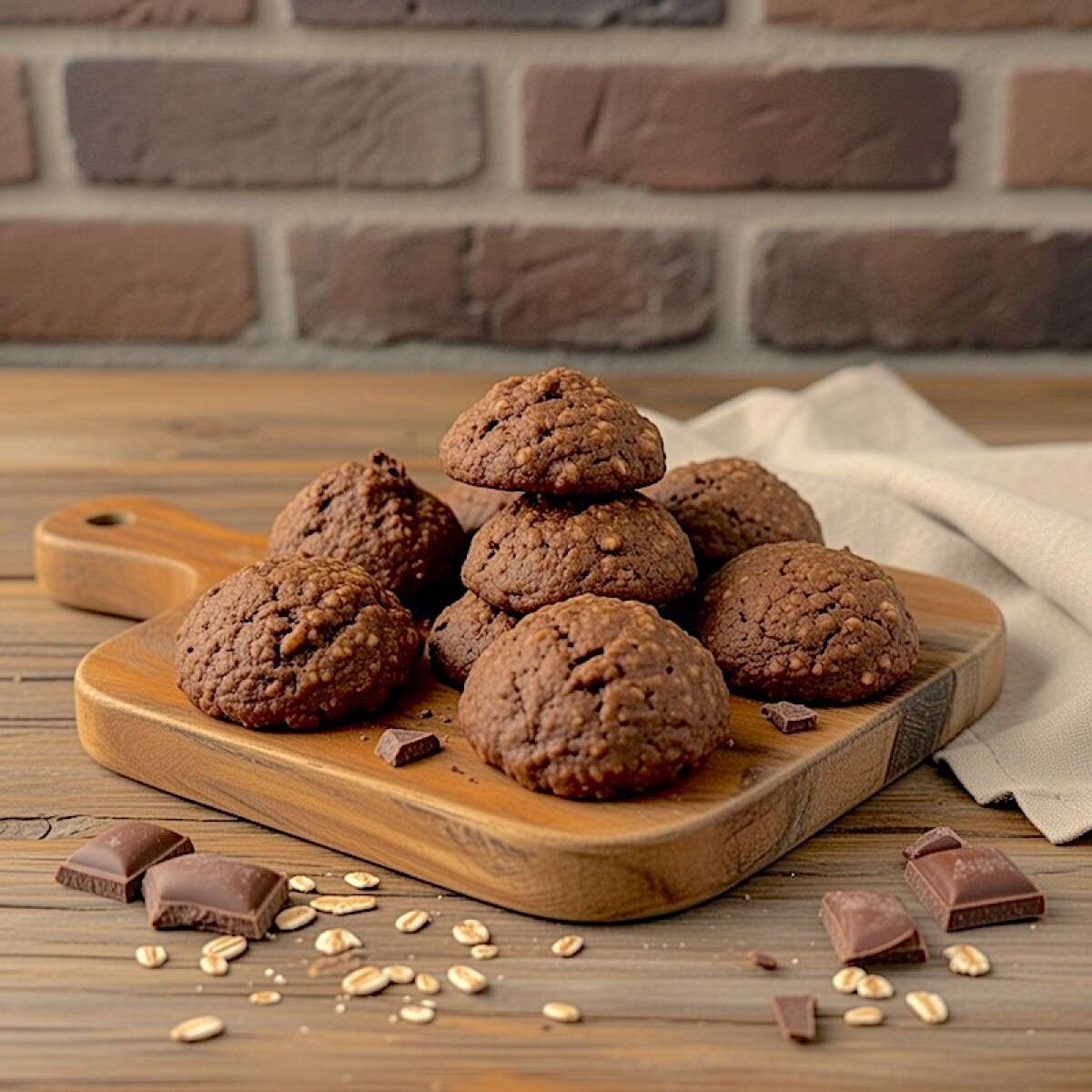 Galletitas Dulces de Avena y Chocolate 