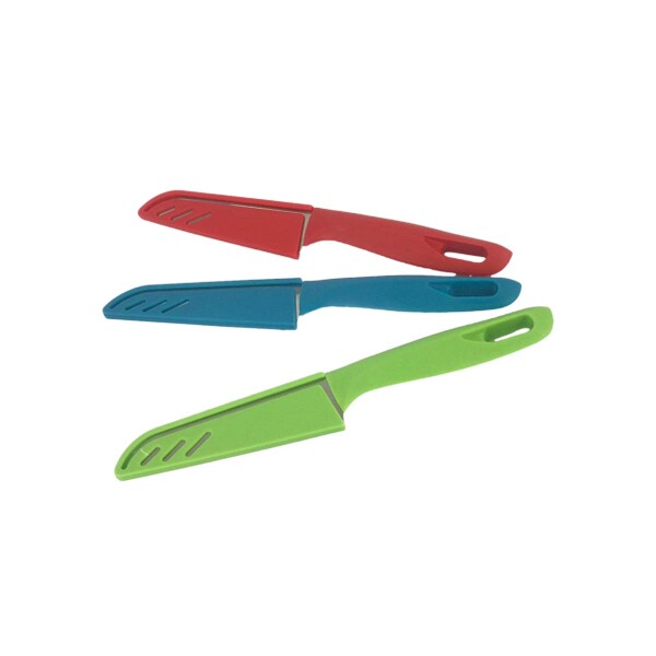 Cuchillo corte fino c/ vaina vs colores 20.5 x 3cm Cuchillo corte fino c/ vaina vs colores 20.5 x 3cm