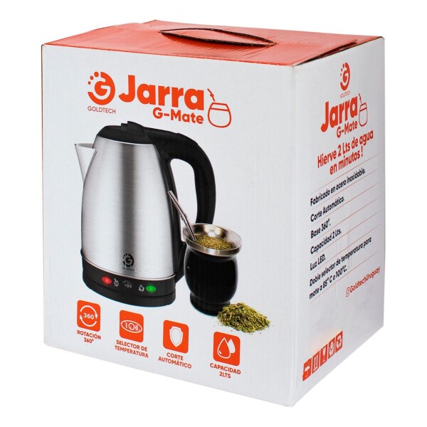 Jarra Electrica Goldtech 2 Modos Temperatura Para Mate Jarra Electrica Goldtech 2 Modos Temperatura Para Mate
