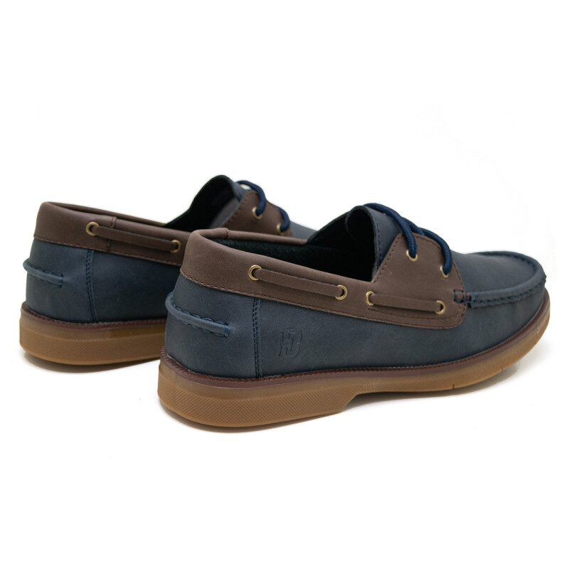 Zapatos The Brooklyn Haus Casual Burgos de Hombre - BURGOS Marino-marron Oscuro