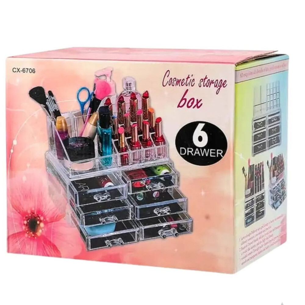Organizador De Cosméticos Con 6 Cajones Organizador De Cosméticos Con 6 Cajones
