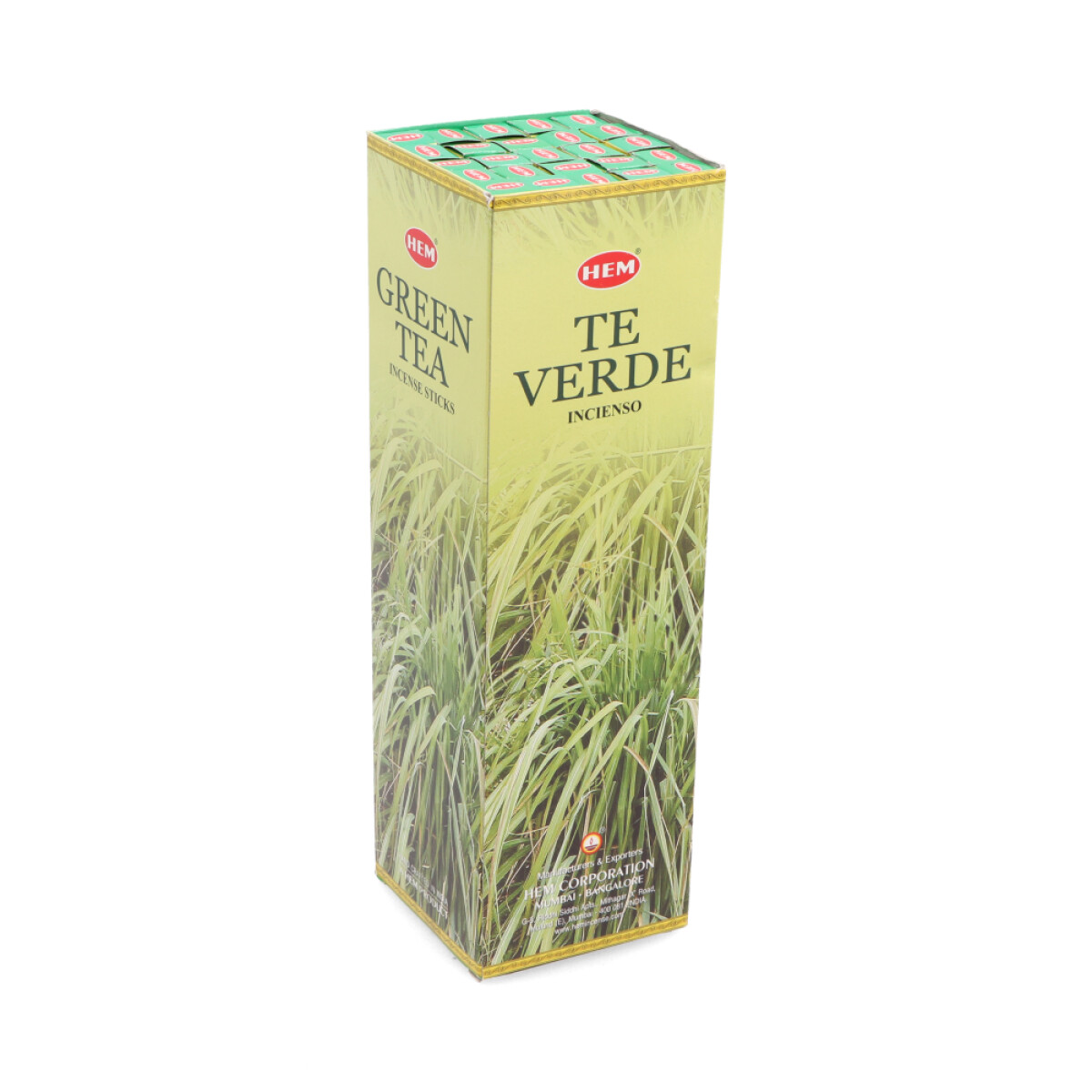 INCIENSO HEM CAJA DE CARBÓN X25 - Té Verde 
