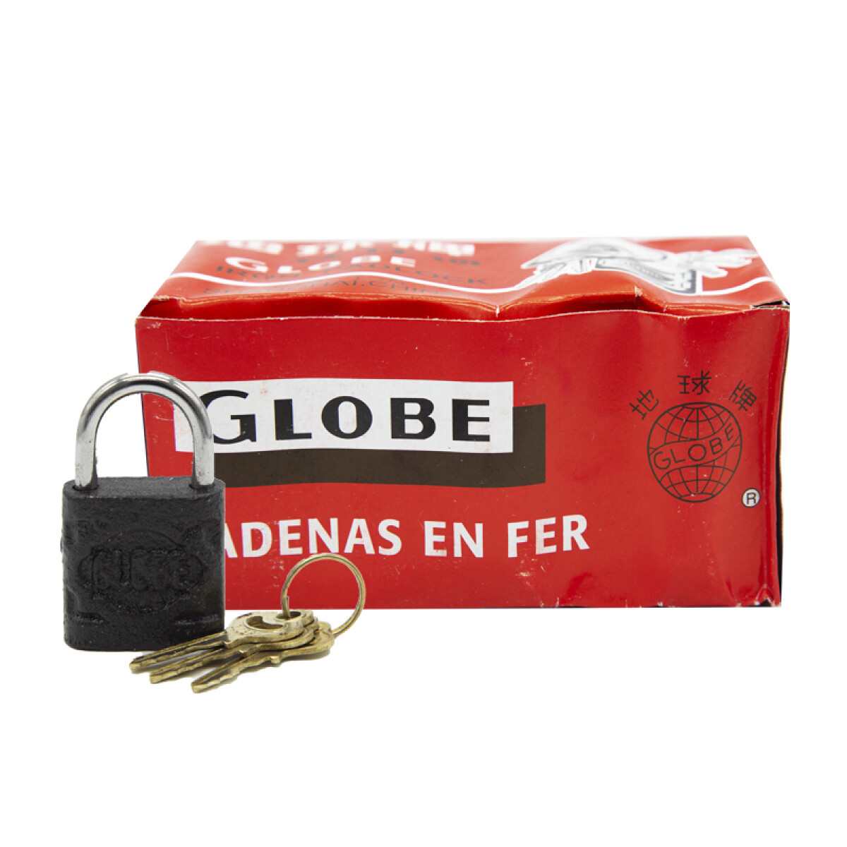 Candado GLOBE 30mm x12 unidades 