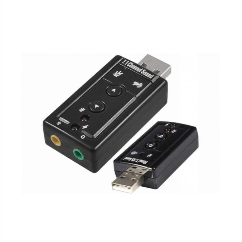 Tarjeta de Sonido Externa USB 2.0 a Audio Virtual 7.1 Tarjeta de Sonido Externa USB 2.0 a Audio Virtual 7.1