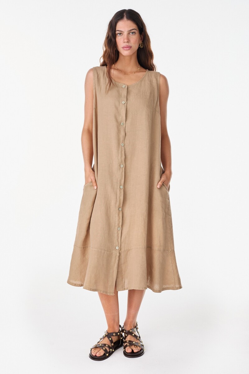 Vestido Henna - Vison 