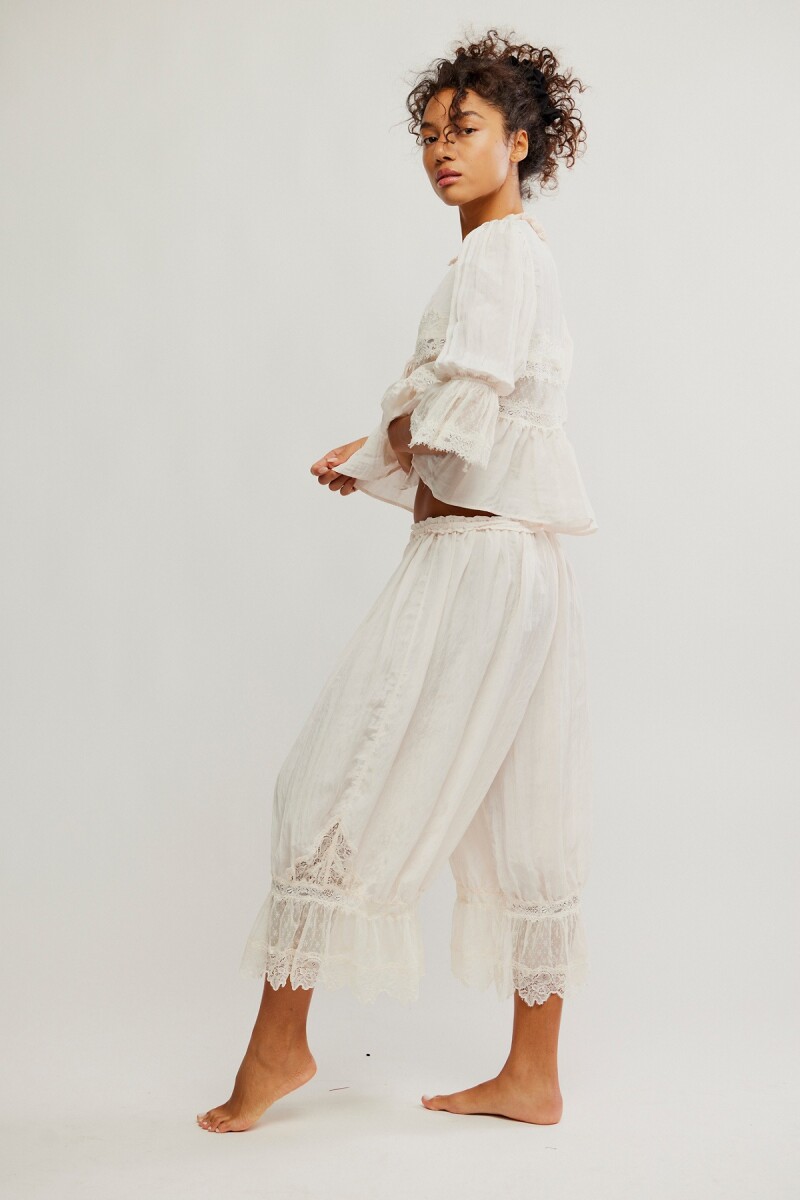 PANTALON LOUNGE FOREVER YOUNG Blanco