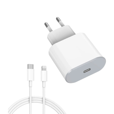 Cargador Carga Rápida 20w Conector USB-C Compatible iPhone Cargador Carga Rápida 20w Conector Usb-c Compatible Iphone