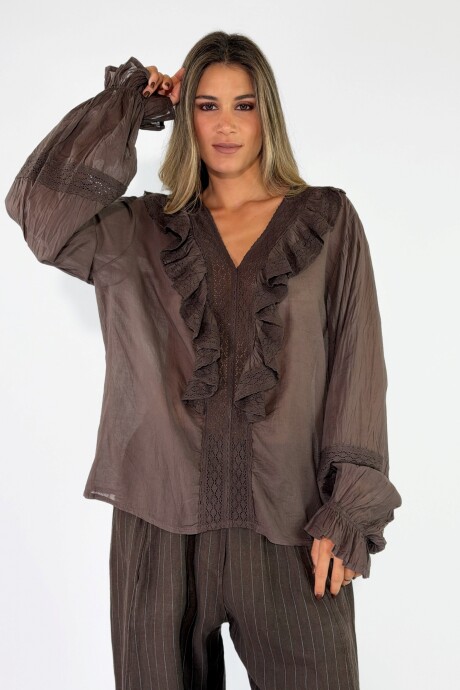 BLUSA BARU Chocolate