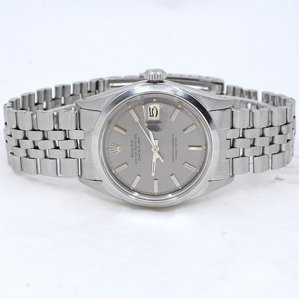 Rolex Datejust 1600 Caja 36 MM Año 1968 Dial Pie Pan Acero Inoxidable Rolex Datejust 1600 Caja 36 MM Año 1968 Dial Pie Pan Acero Inoxidable