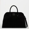 Cartera de Mano The Roots En Cuero Gamuza Negro