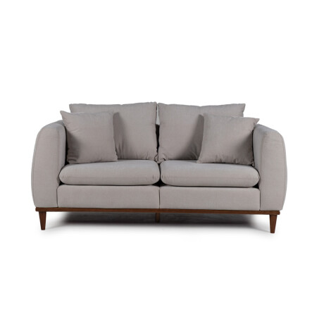 Sofá Vicenzo - Microfibra - 2 cuerpos FX4-10 (Beige)