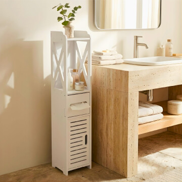Mueble Organizador 80x15 Cm Estantes Espacio Reducido Baño Mueble Organizador 80x15 Cm Estantes Espacio Reducido Baño