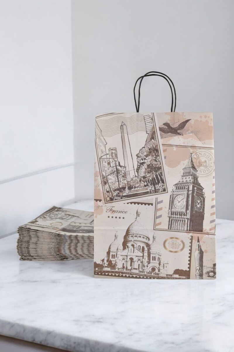 Pack x 20 - bolsas fantasia 30x12x41 CIUDADES - CIUDADES 