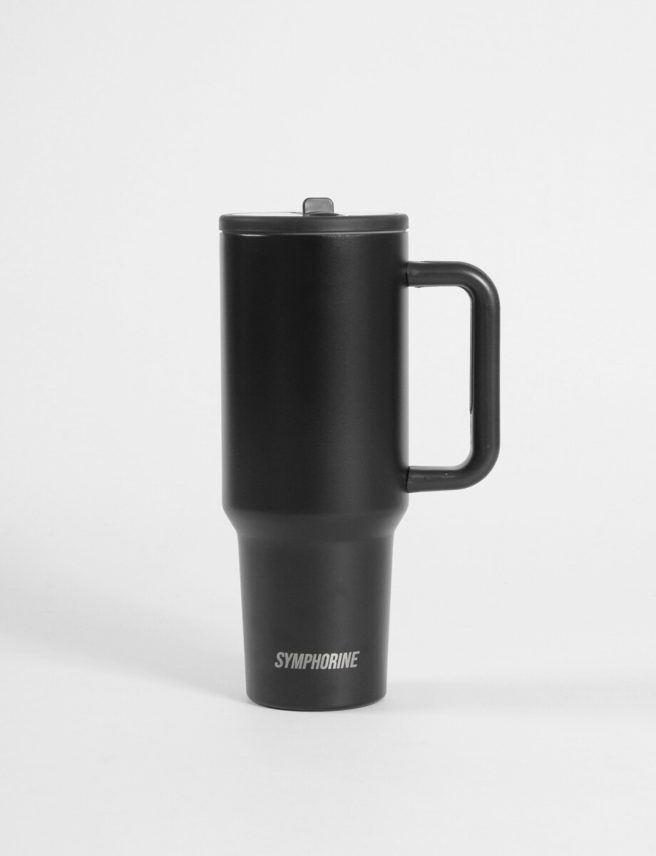 Mug vaso acero 1180 litros - negro 