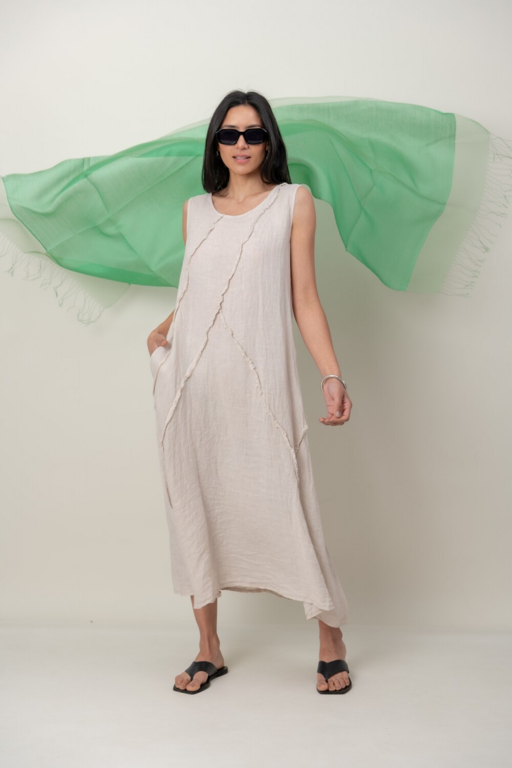 VESTIDO TIALLI Beige