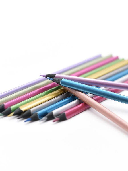 LAPICES COLORES METALIZADOS x 12 MULTICOLOR