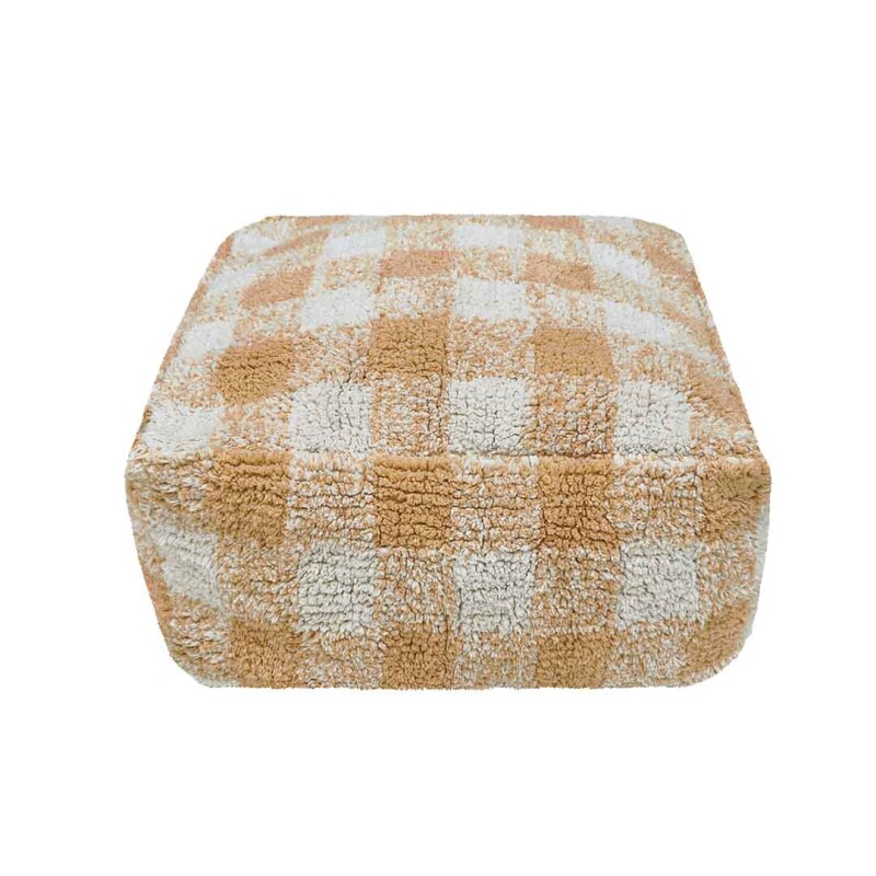 Pouf lavable - Vichy Honey