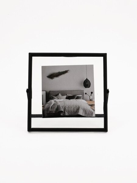 PORTARRETRATO METAL NEGRO