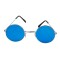 Lentes Lennon de Metal Azul