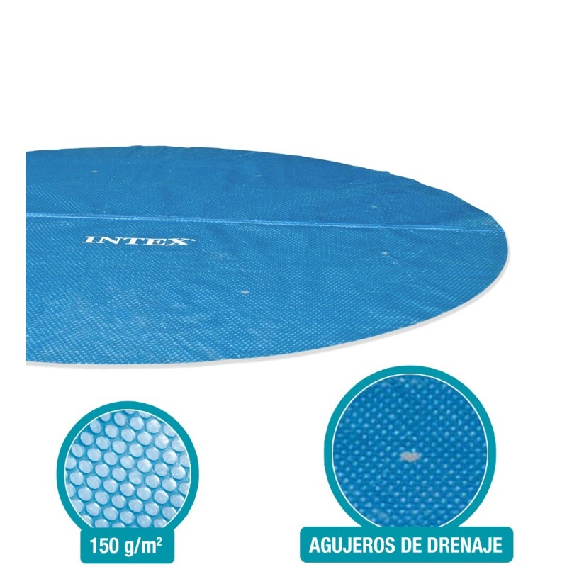 INTEX COBERTOR LONA SOLAR PARA PISCINA DIÁMETRO 4.57 METROS Intex Cobertor Lona Solar Para Piscina Diámetro 4.57 Metros