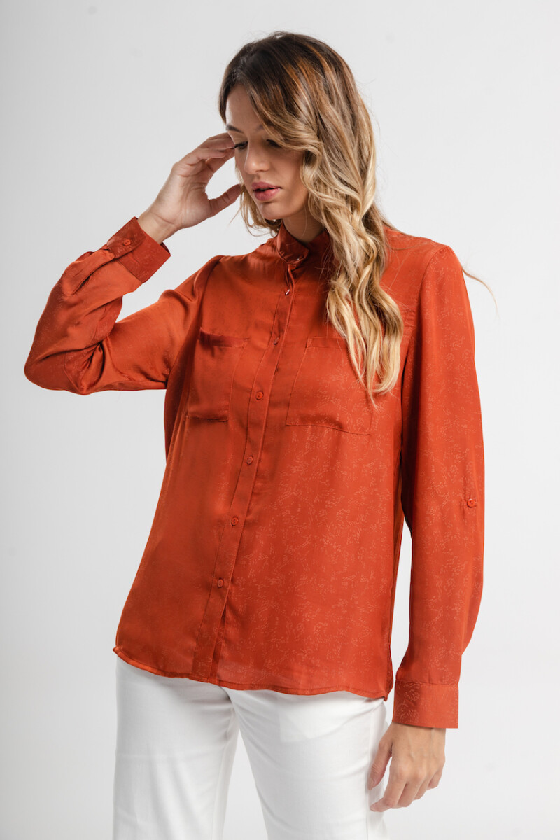 CAMISA VENECIA - LADRILLO 