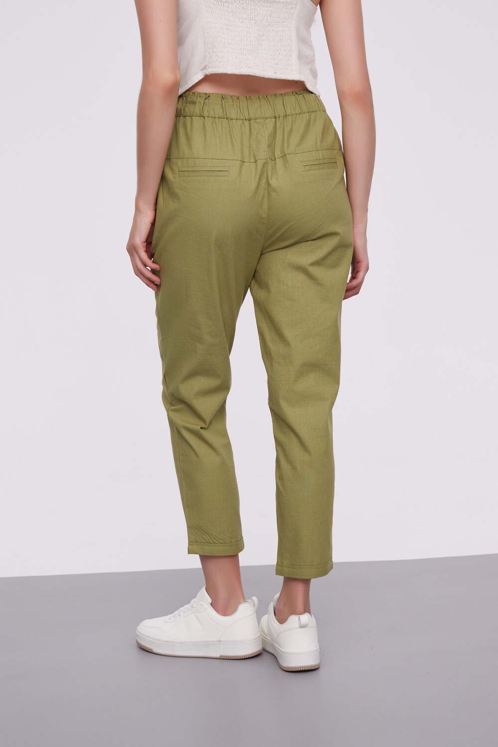 Pantalon Bengkel Verde Oliva Oscuro