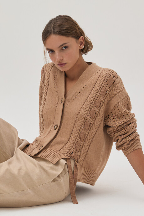 Cardigan Duna Camel