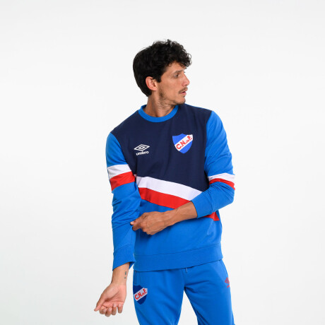 Buzo Stripe Nacional Hombre Azul Royal, Rojo, Blanco