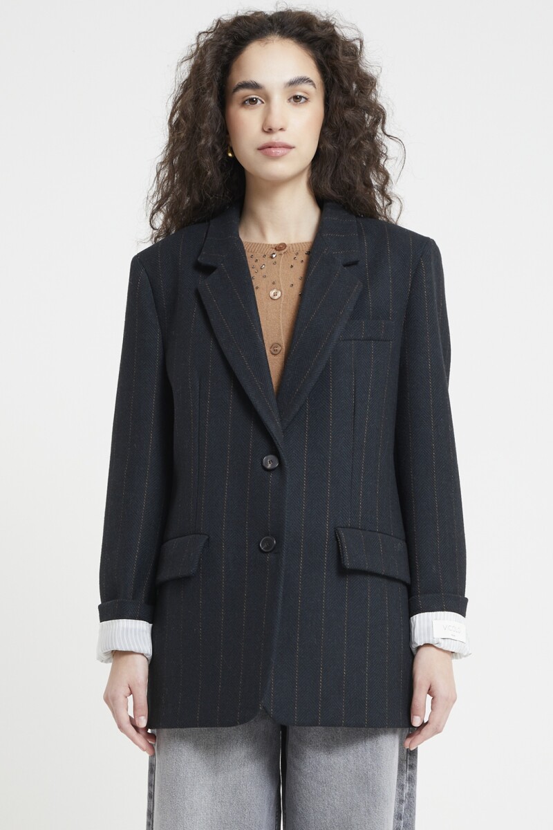 CHAQUETA BLAZER Negro