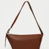 Bolso Bamboo en cuero graneado Tabaco